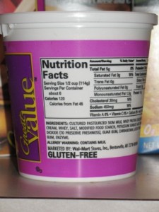 Gluten-Free in all caps at bottom of label 