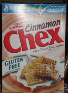 Gluten-Free Cinnamon Chex Arrives