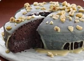 Recipe for this GF Chocolate Hazelnut Cake is on the new site